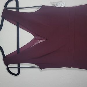 NWT Maroon Windsor Bodycon Dress